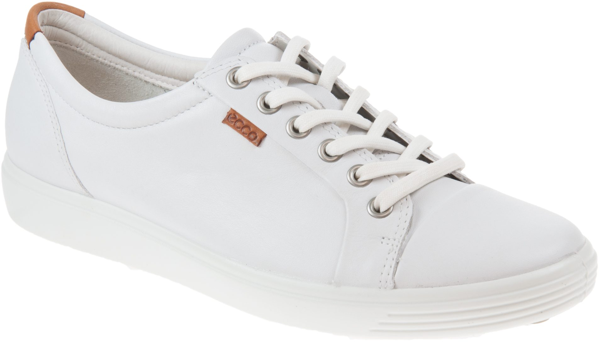 Ecco Soft 7 Ladies White 430003 01007 - Everyday Shoes - Humphries Shoes