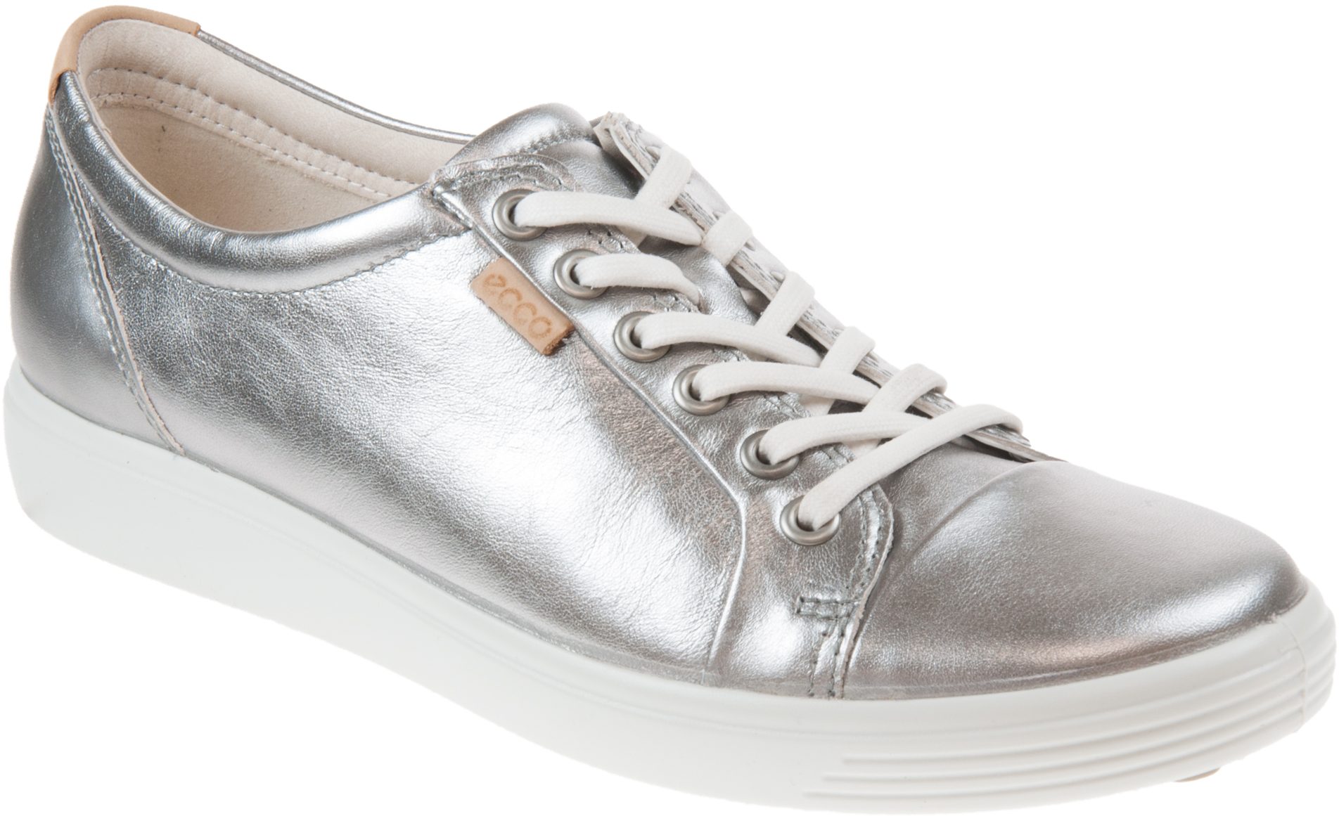 Ecco silver sneakers hotsell