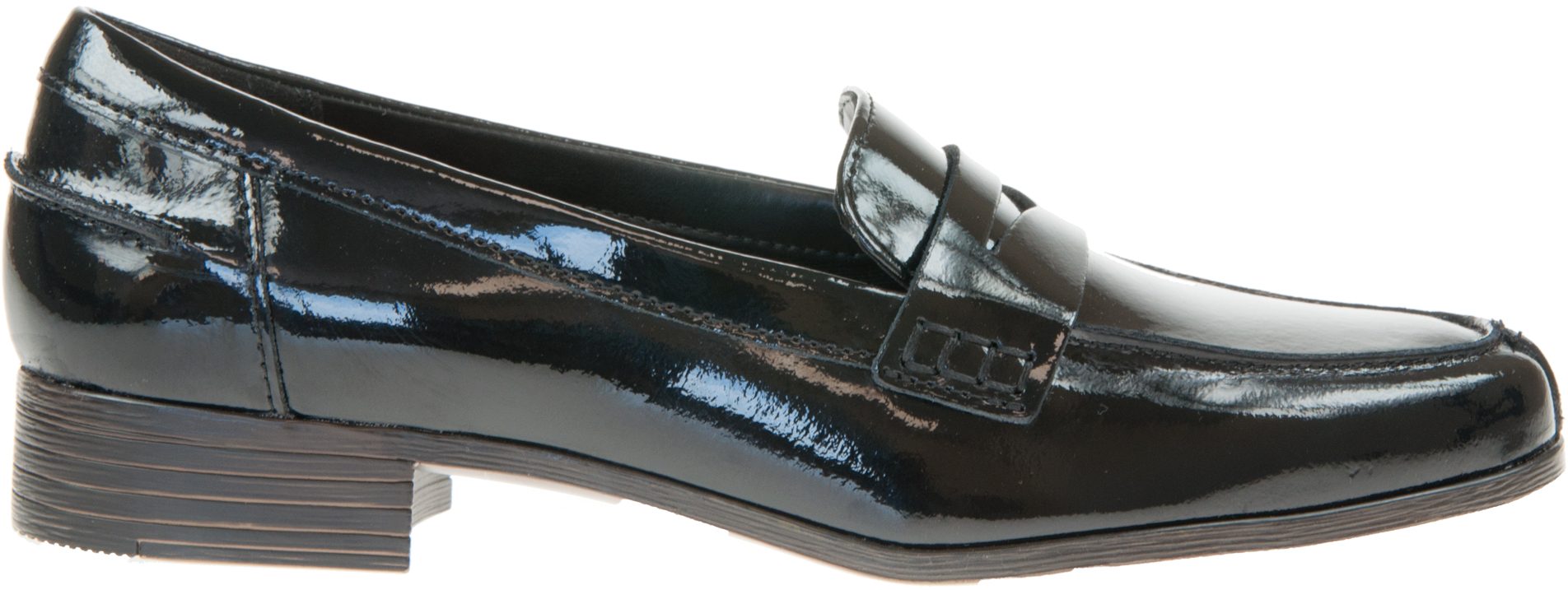 Clarks Hamble Loafer Black Patent 26147536 - Loafers & Moccasins ...