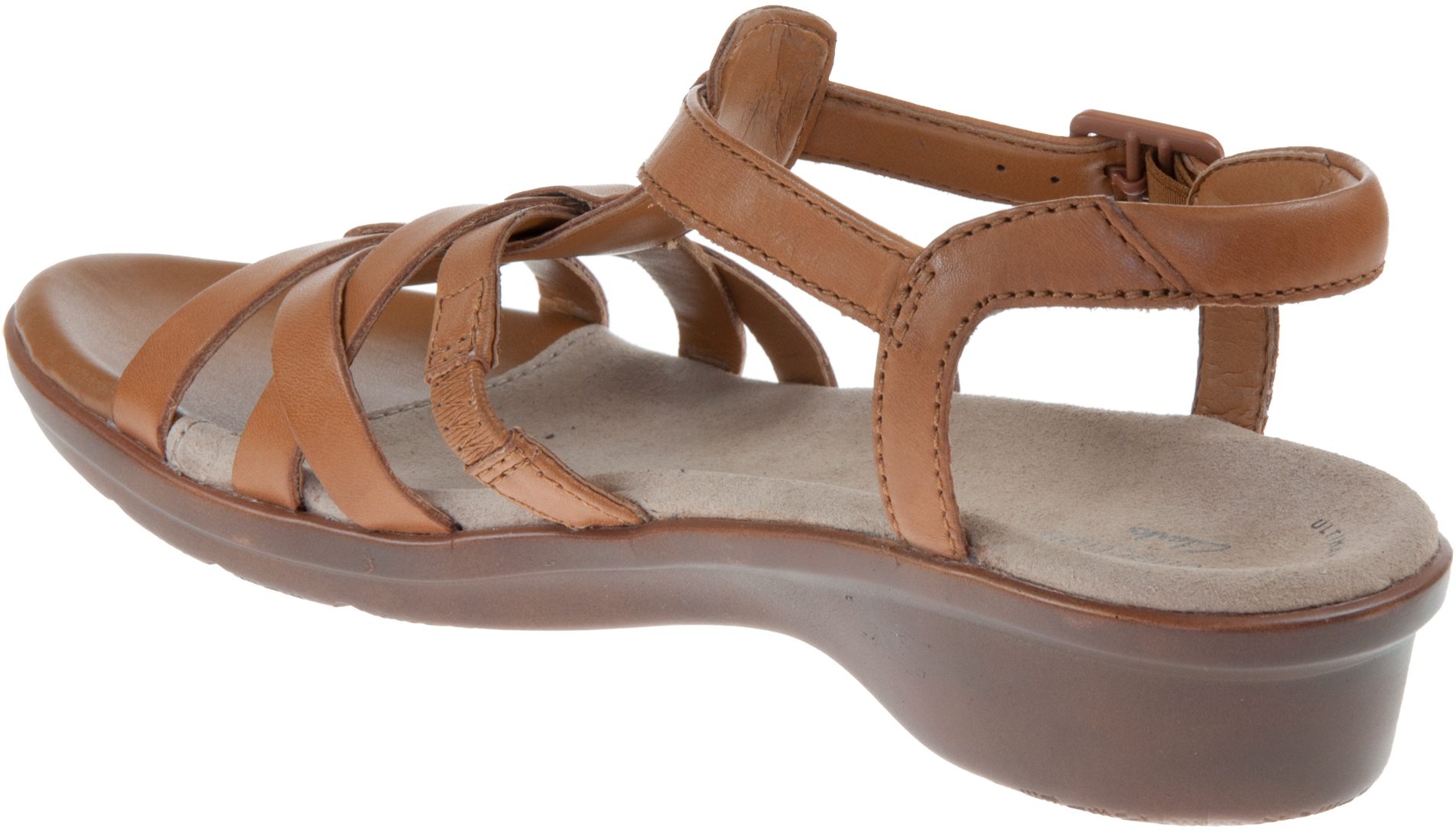 Clarks Loomis Katey Tan Leather 26140738 - Full Sandals - Humphries Shoes