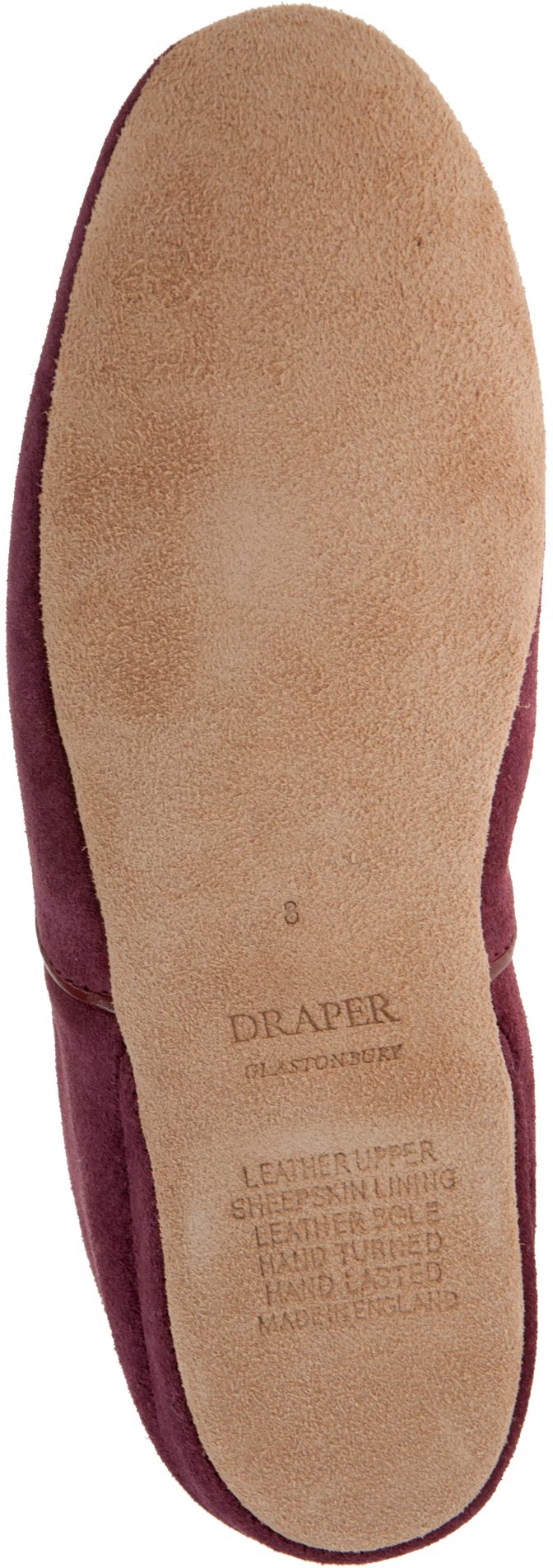 draper of glastonbury mens leather slippers