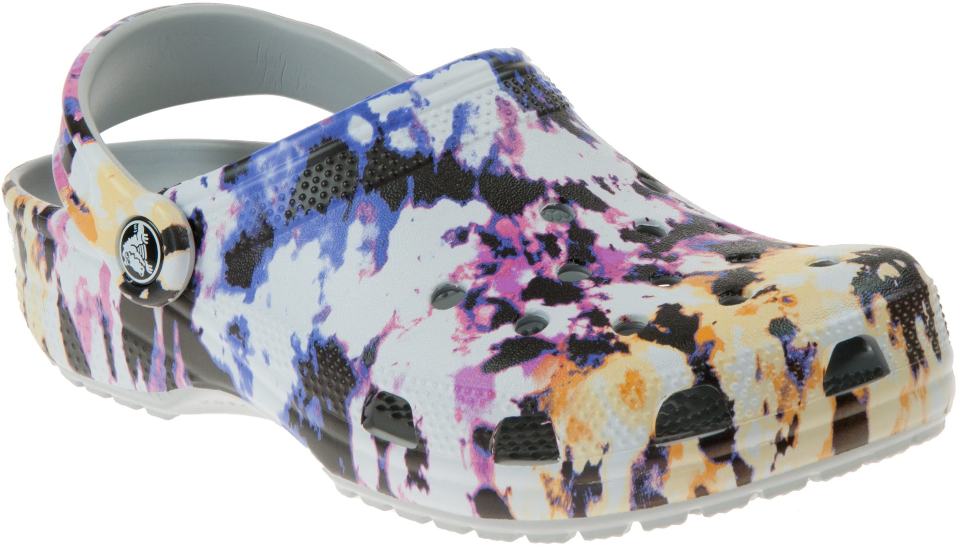 Crocs Classic Tie Dye Mania Clog Multi Light Grey 206479-97K - Everyday ...