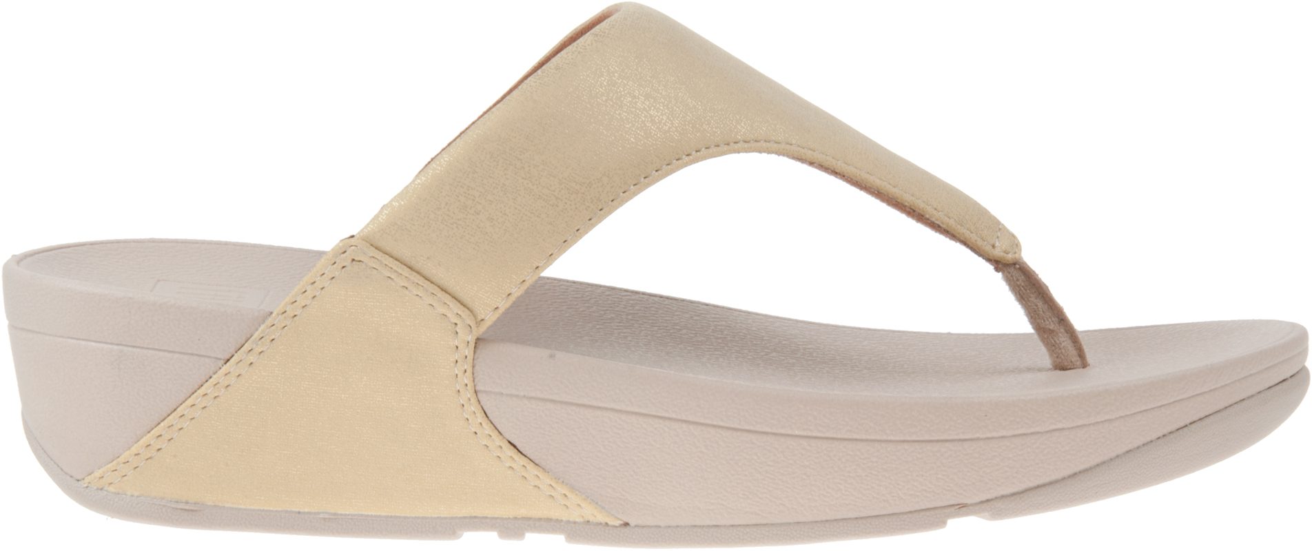 FitFlop Lulu Shimmer Vintage Gold U04-796 - Toe Post Sandals ...