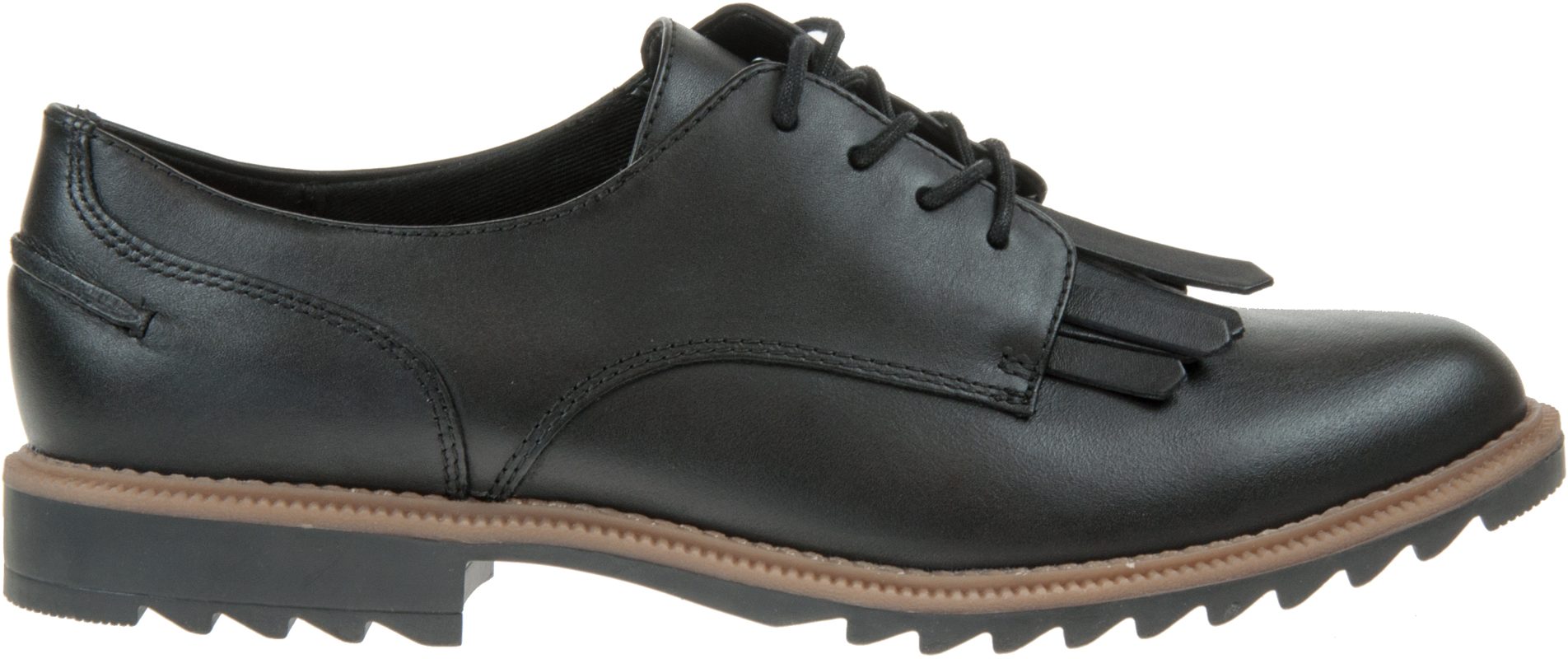 clarks griffin mabel black leather