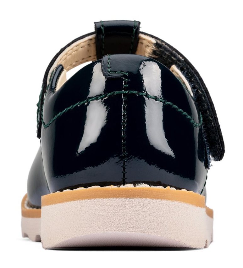 Crown Pride Clarks Crown Clarks Girls School Shoes Crown Pride Infant Black  Patent