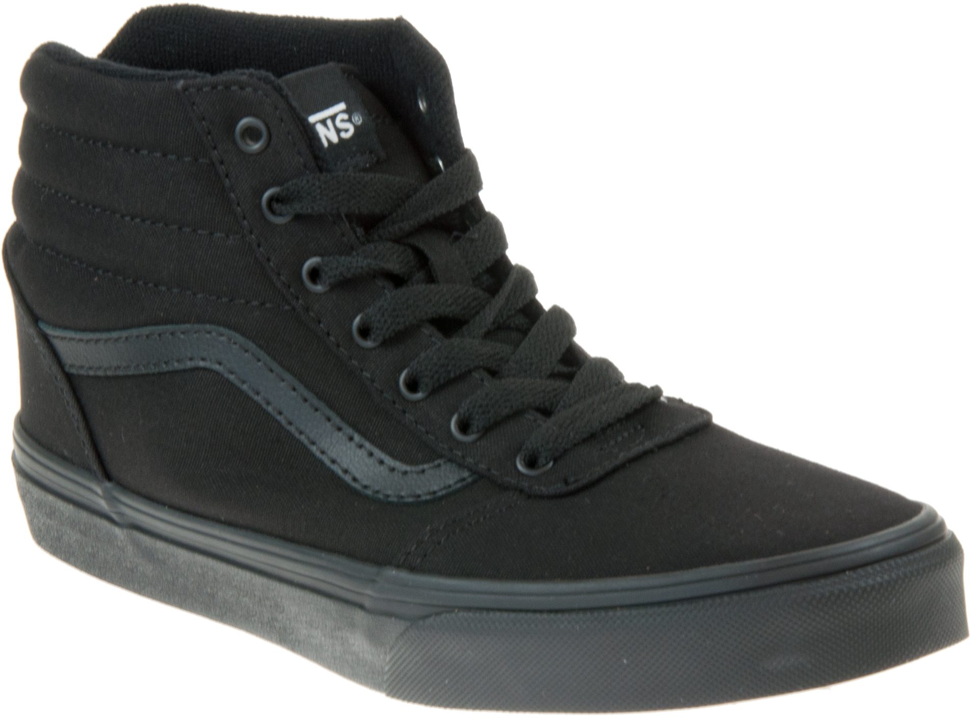 Vans Kids Ward Hi Top Black / Black VN0A38JA1861 Boys Boots