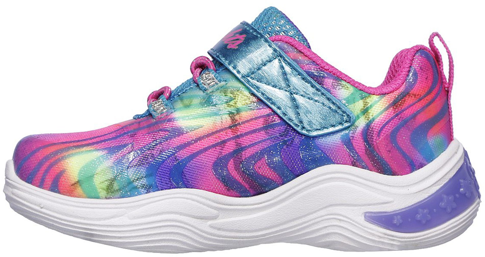 Skechers S Lights: Power Petals - Flowerspark Multi 20203N MLT - Girls ...