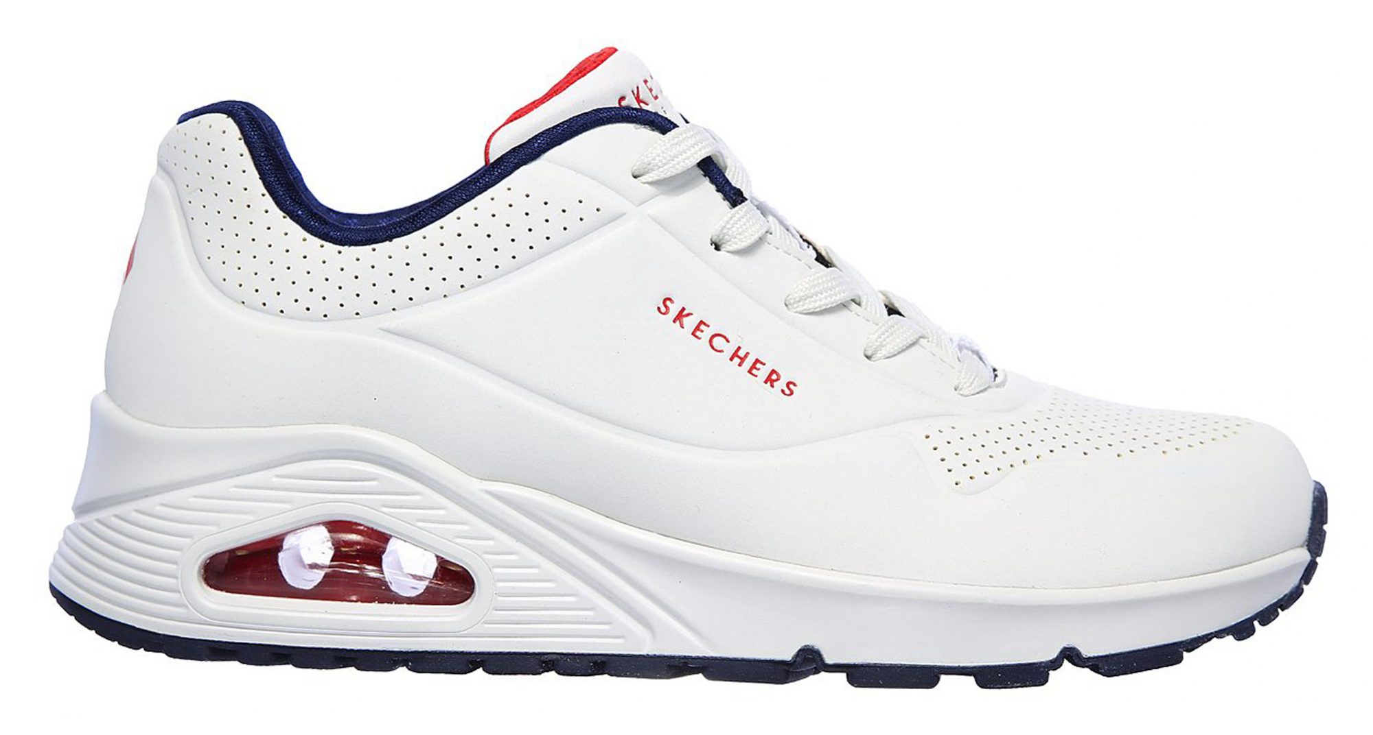skechers uno stand on air white