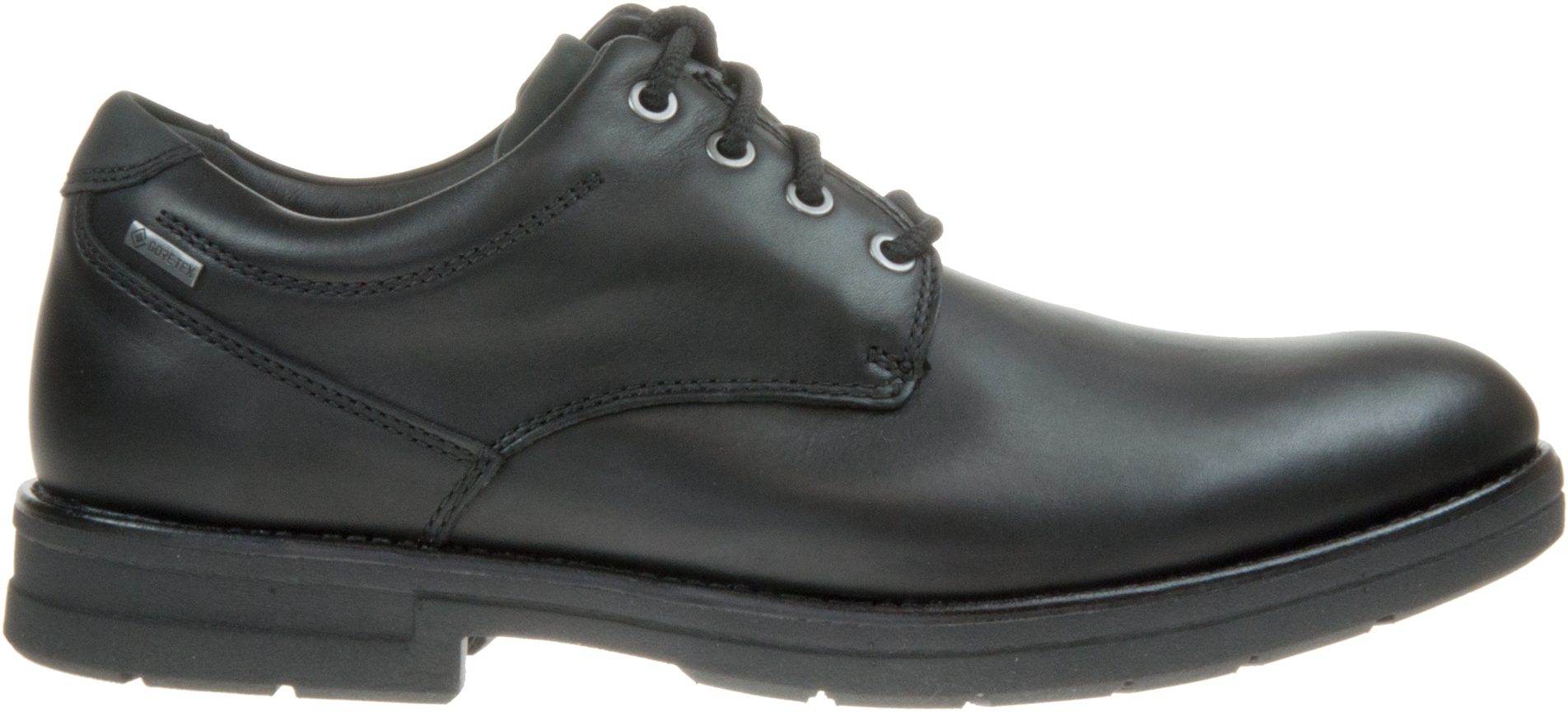 Clarks Banning Lo GoreTex Black Leather 26154591 Formal Shoes