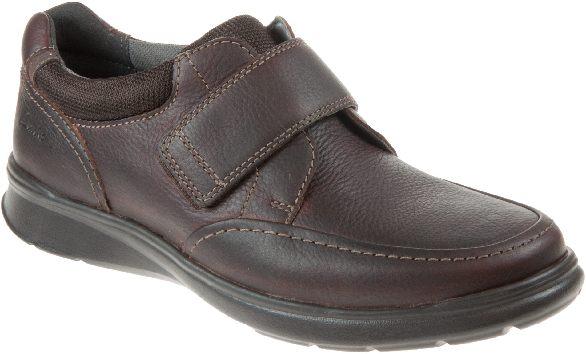 Clarks Cotrell Strap Brown Tumbled 26155177 - Casual Shoes - Humphries ...