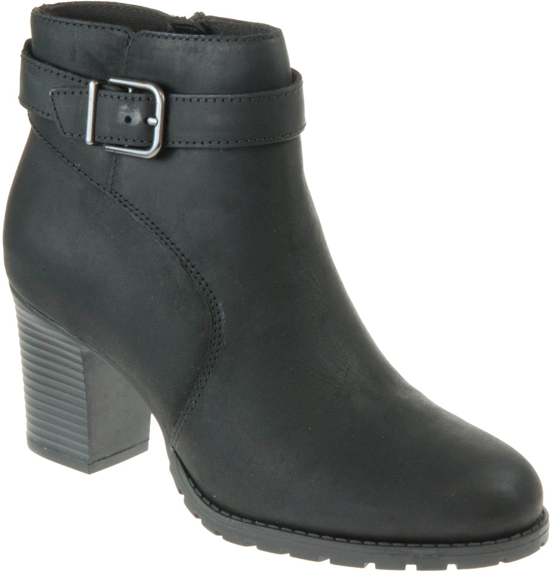Clarks Verona Lark Black Leather 26153426 - Ankle Boots - Humphries Shoes