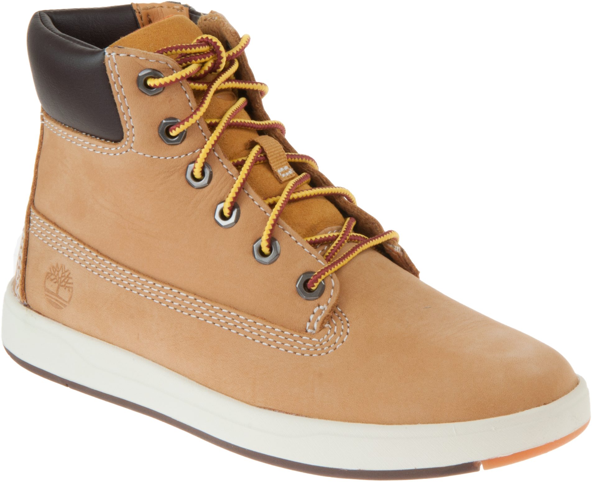 Timberland Davis Square 6 Inch Boot Youth Wheat Nubuck A1RLI 231 - Boys ...