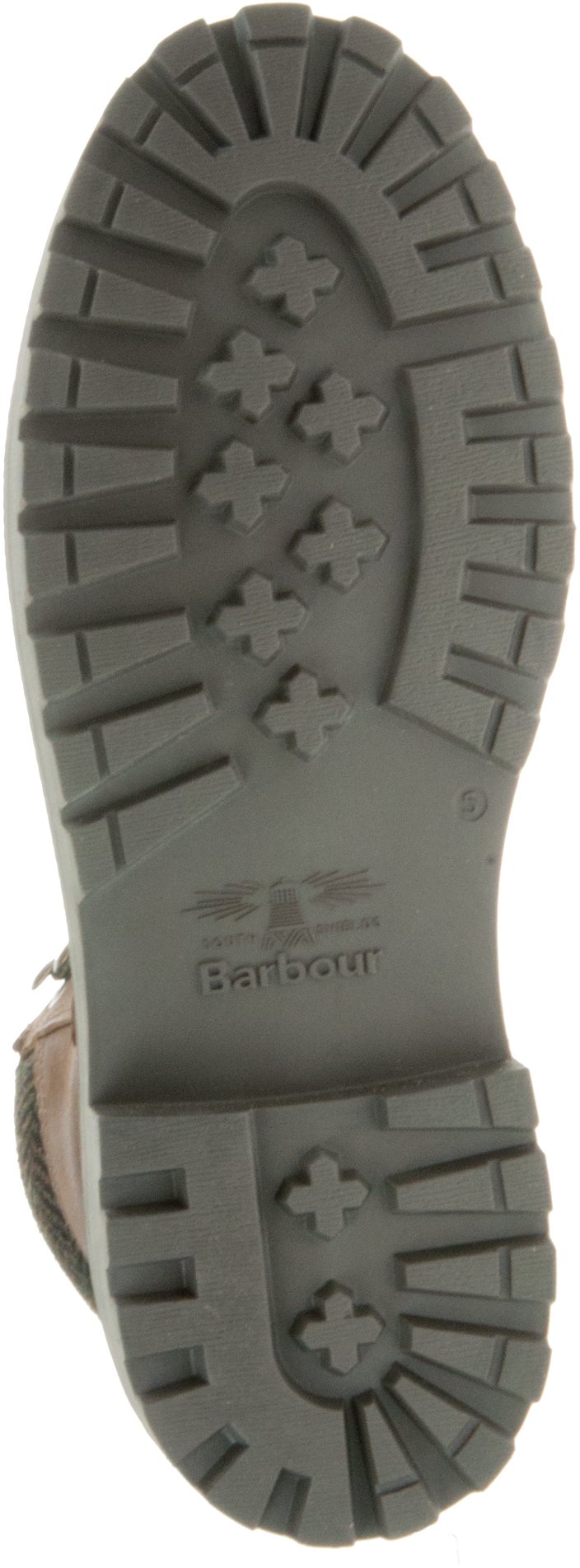 barbour elsdon waterproof hiker boots in rust