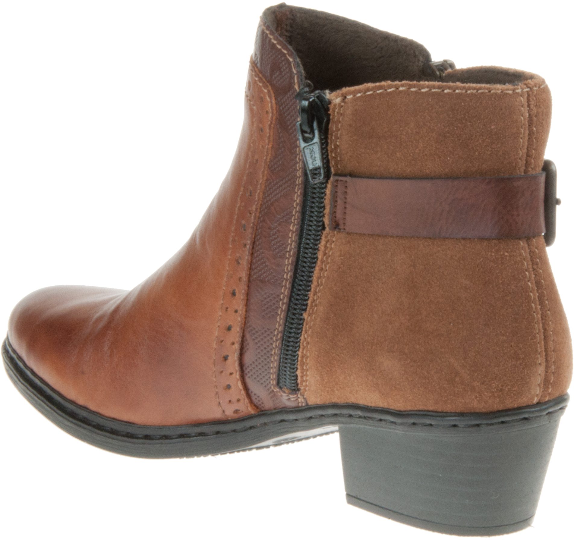 Rieker Aurelia Boot Brown 75585-24 - Ankle Boots - Humphries Shoes