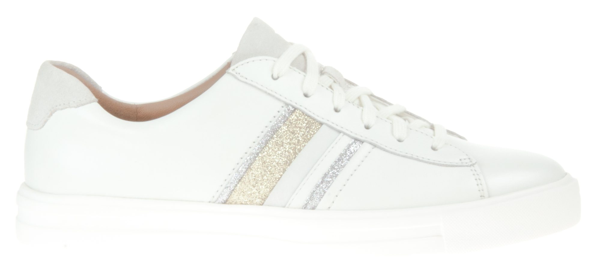 un maui band white leather