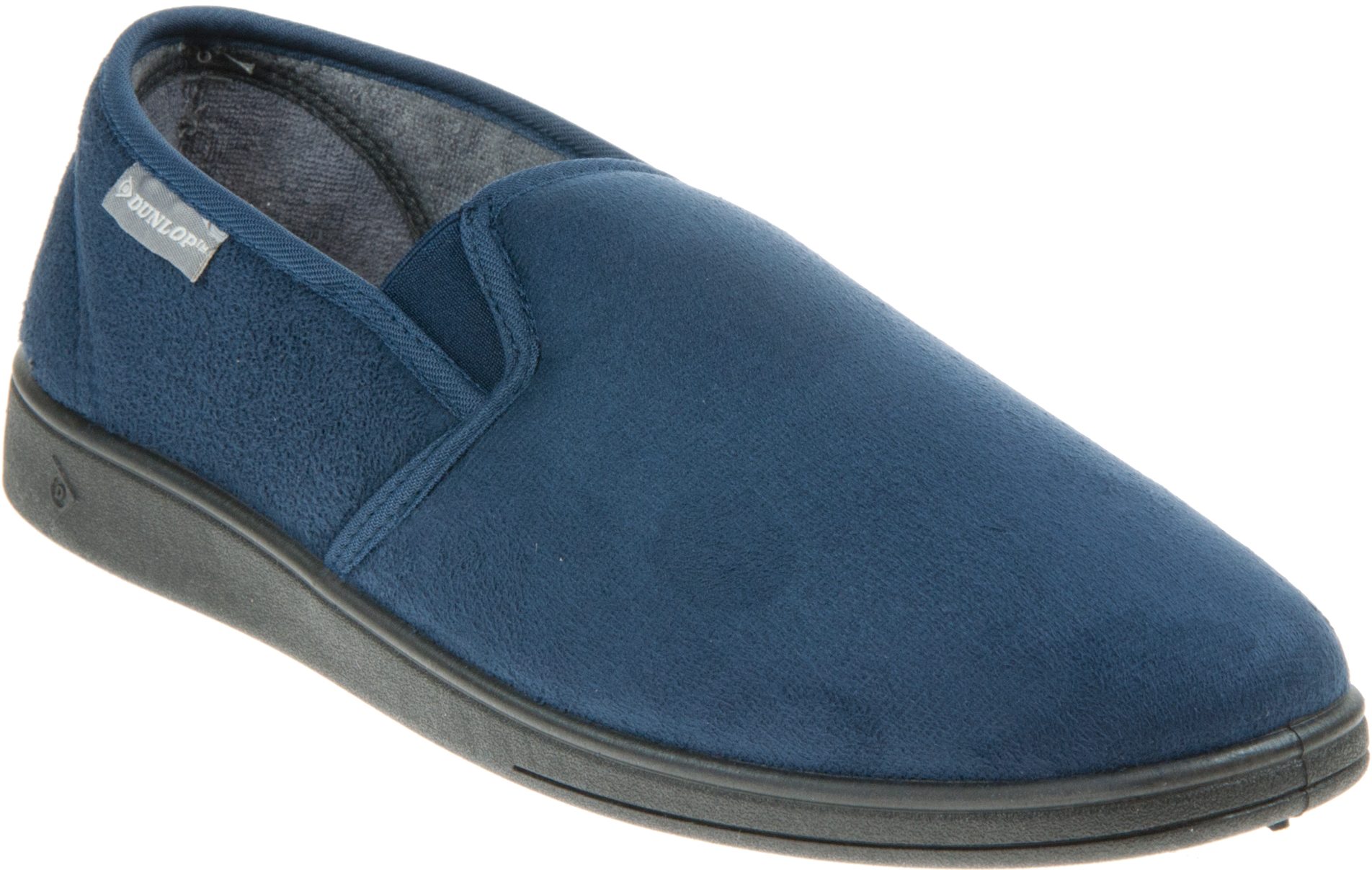 Dunlop Jethro Navy MS431C - Full Slippers - Humphries Shoes