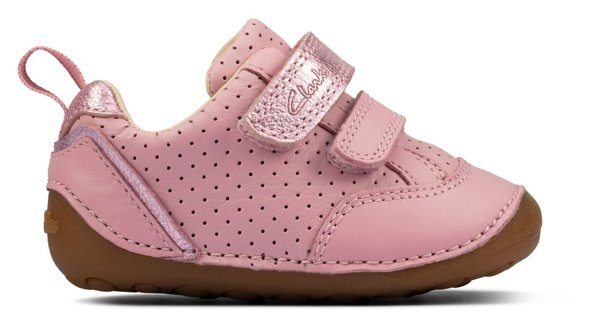 Clarks Tiny Sky Toddler Light Pink Leather 26157628 Girls Shoes Humphries Shoes