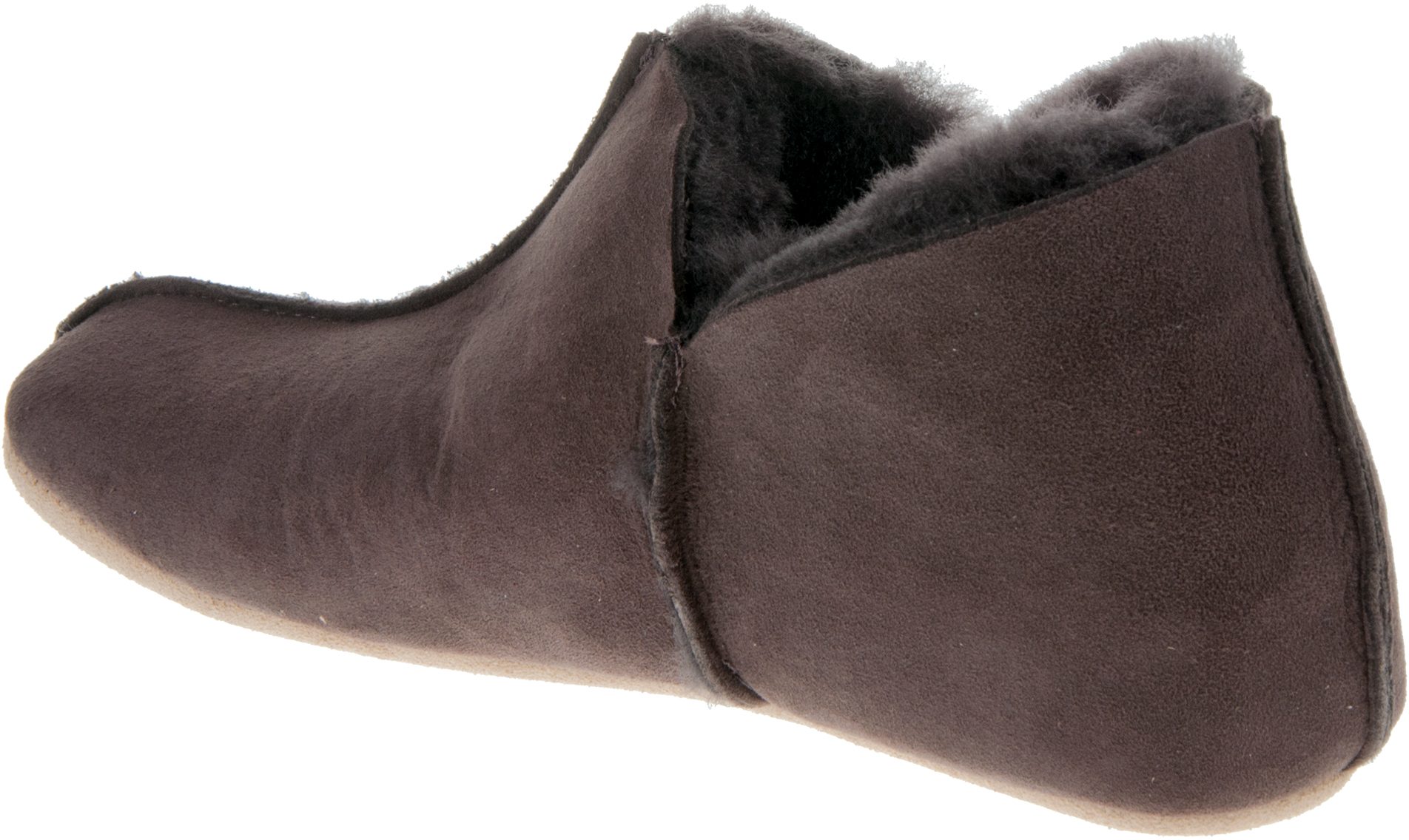 Draper of Glastonbury Glow Brown Suede 22614 Full Slippers