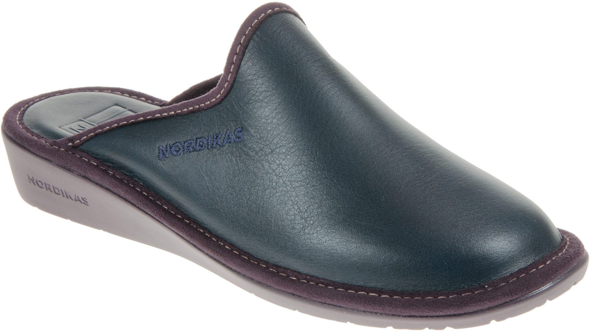 Nordikas 347 Navy 347/8 Mule Slippers Humphries Shoes