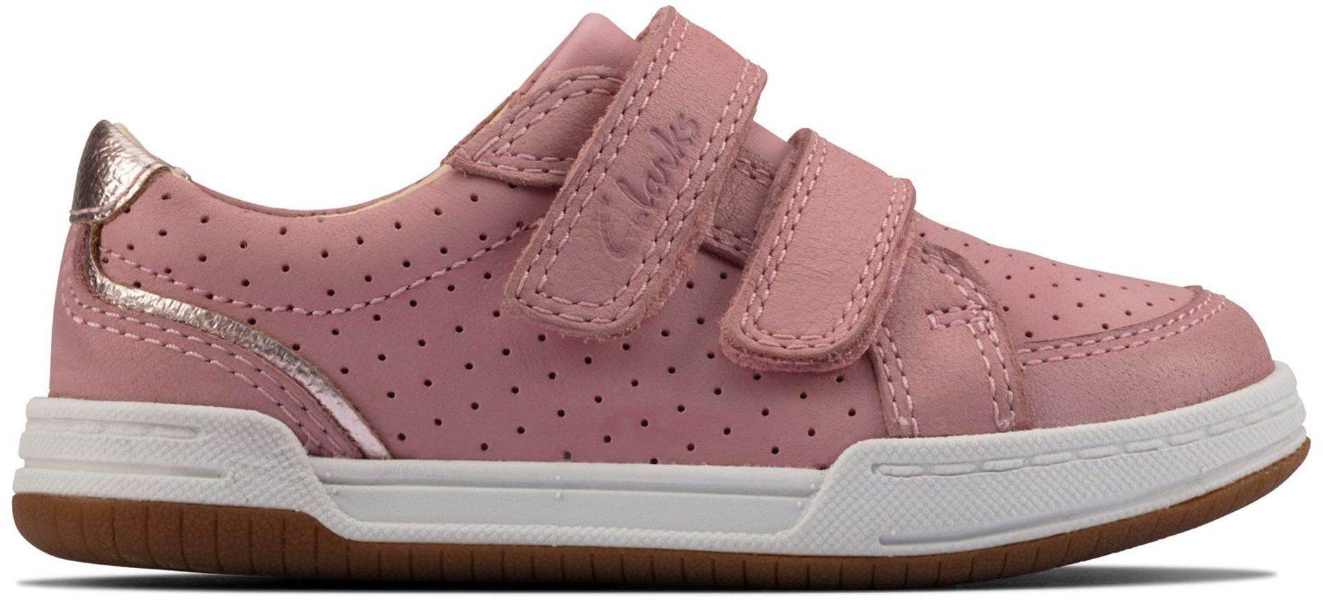 Clarks Fawn Solo Toddler Light Pink Leather 26158989 - Girls Shoes 