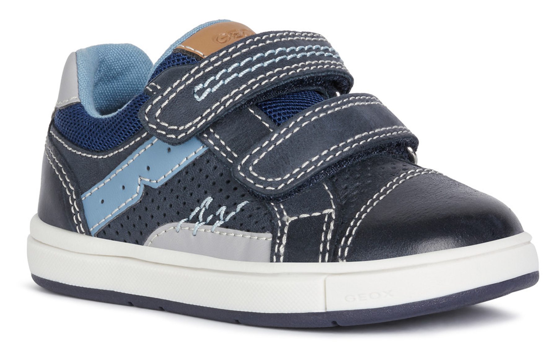 Geox Baby Trottola Navy / Grey B1543A 0CL14 C0661 Boys