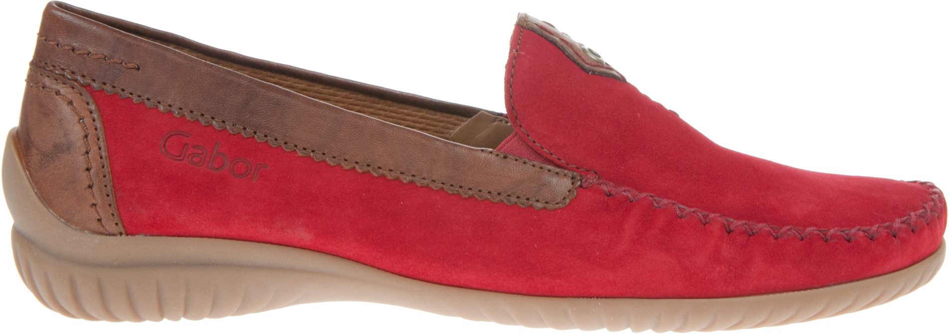 Plus Size Footwear | Gabor Soft Beige Sporty Mocassin | Cinderella Shoes