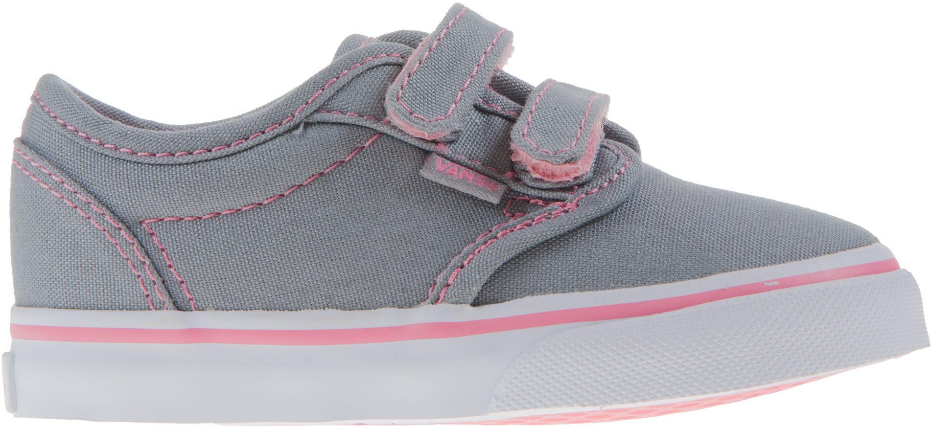 Vans Toddler Atwood Velcro Grey / Pink VN000 RQXATP First Walkers