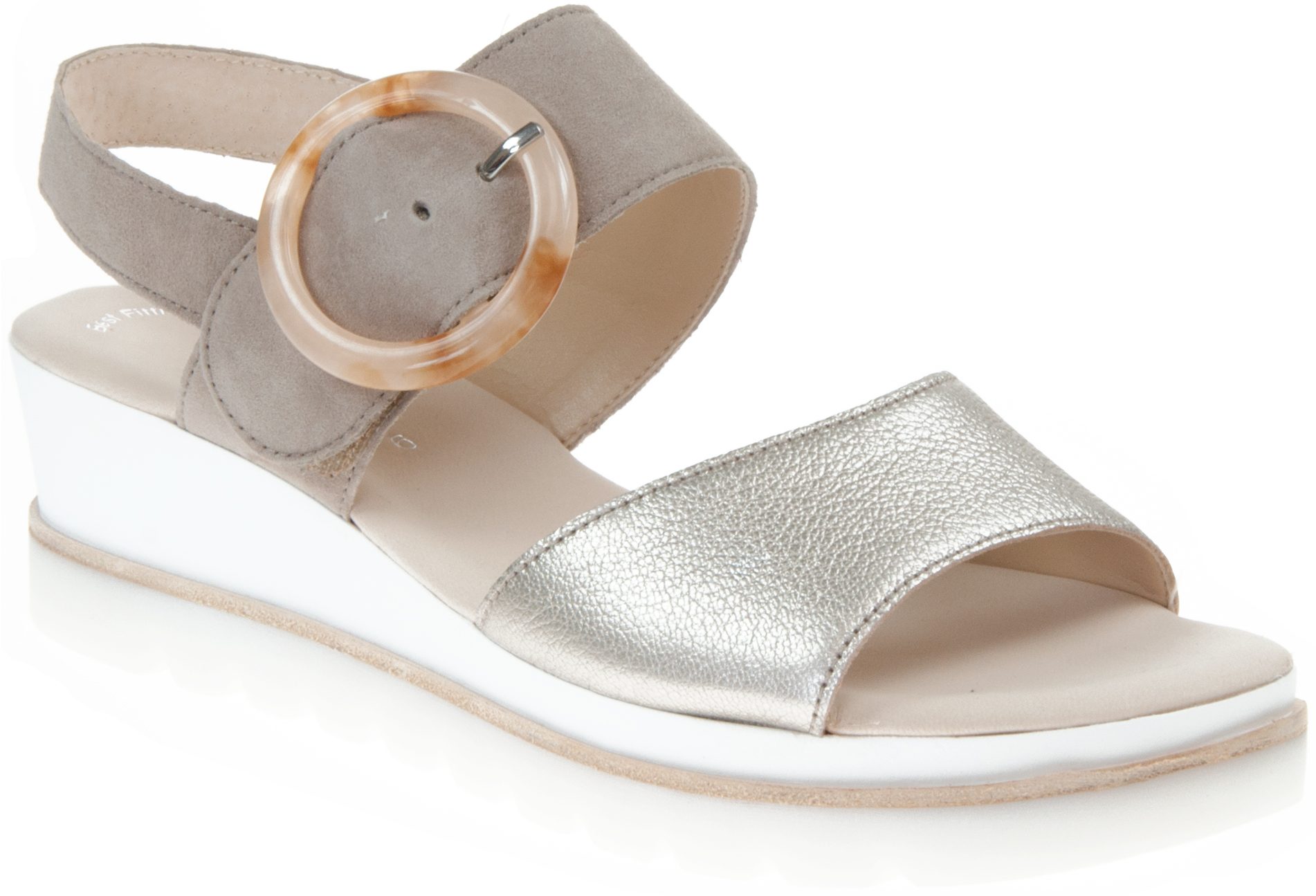 Gabor Yeo Metallic 84.645.62 - Full Sandals - Humphries Shoes