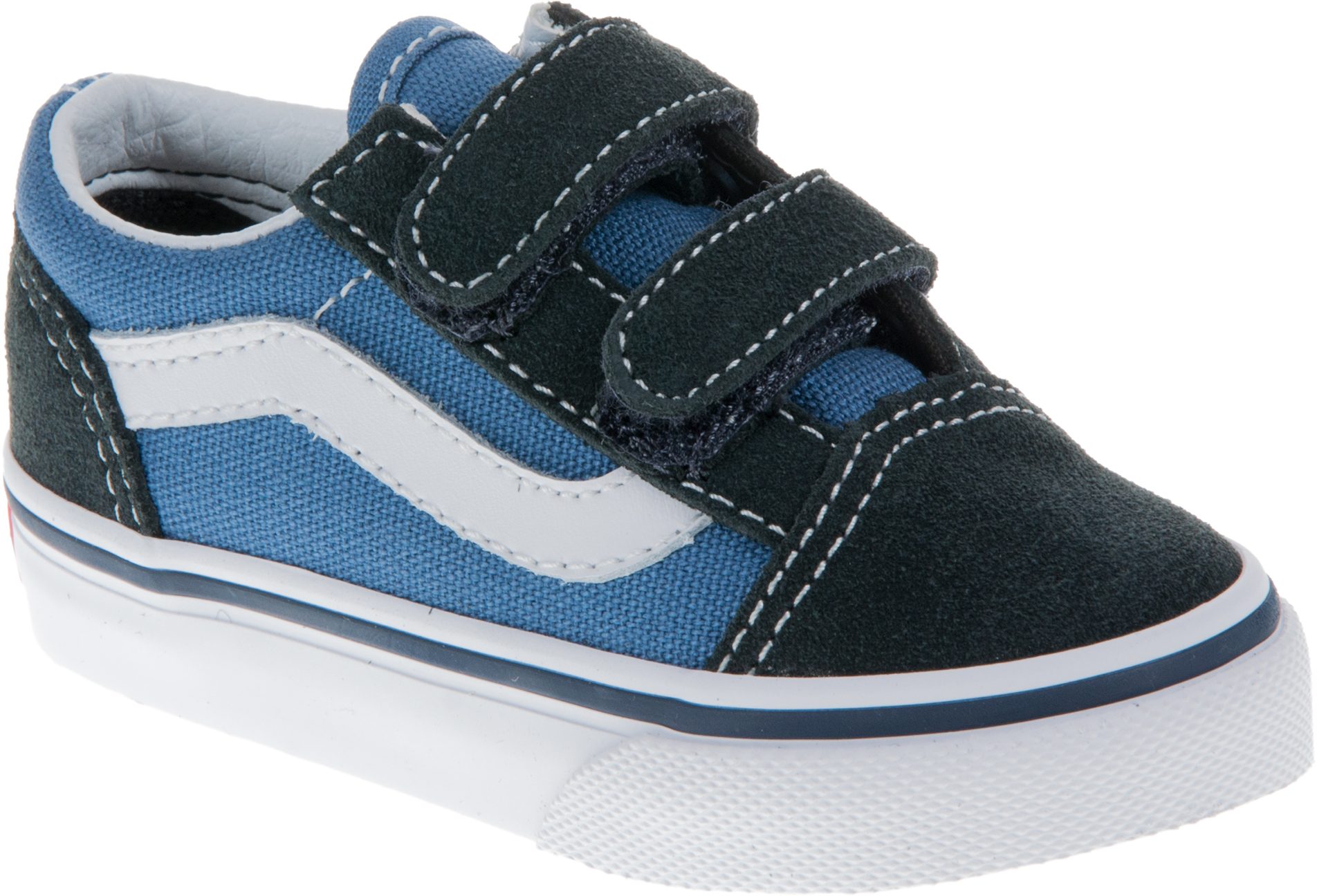 Vans Toddler Old Skool Velcro Navy VN000D3YNVY First Walkers