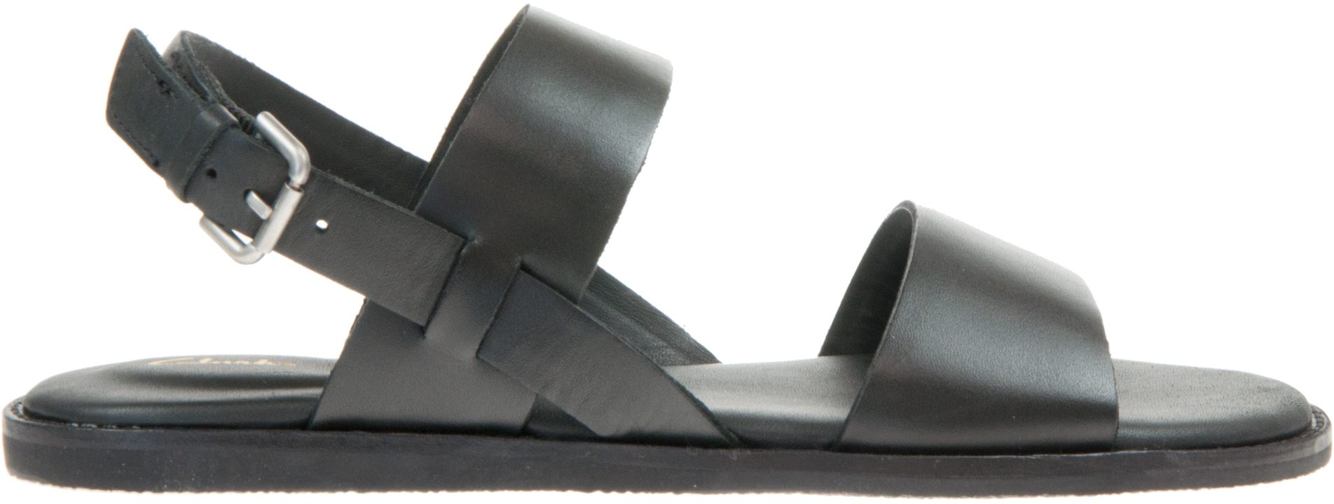 Clarks Karsea Strap Black Leather 26158679 Full Sandals Humphries Shoes