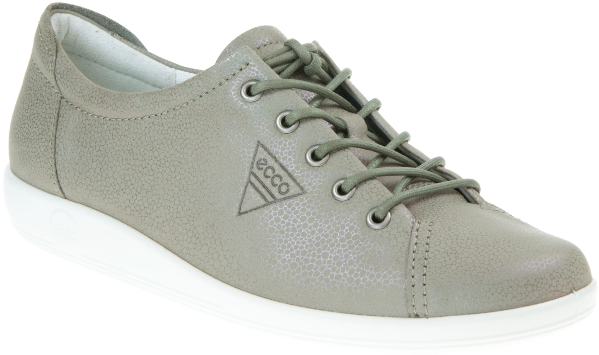 Ecco Soft 2.0 Lace Green 206503 01529 Everyday Shoes Humphries Shoes