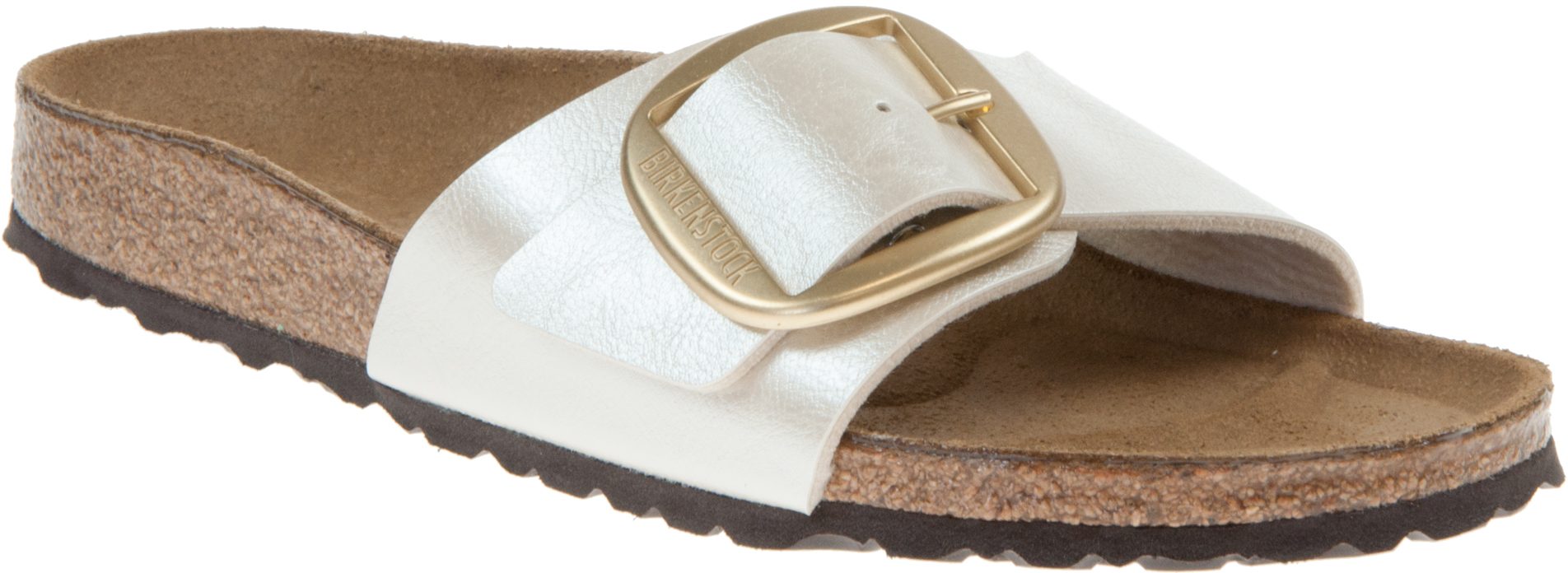 Birkenstock Madrid Big Buckle Graceful Pearl White 1015279 Mule