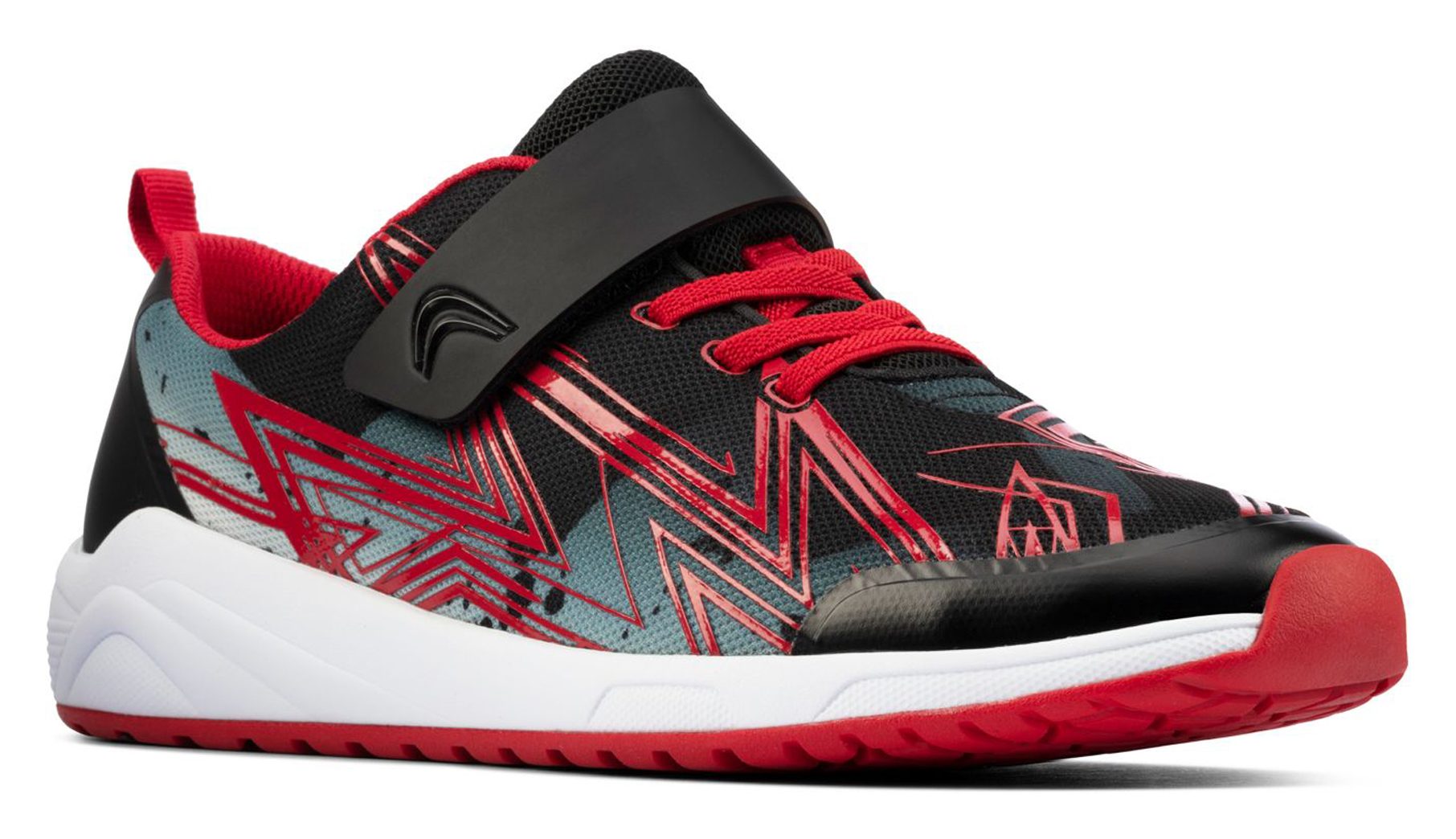 clarks black trainers