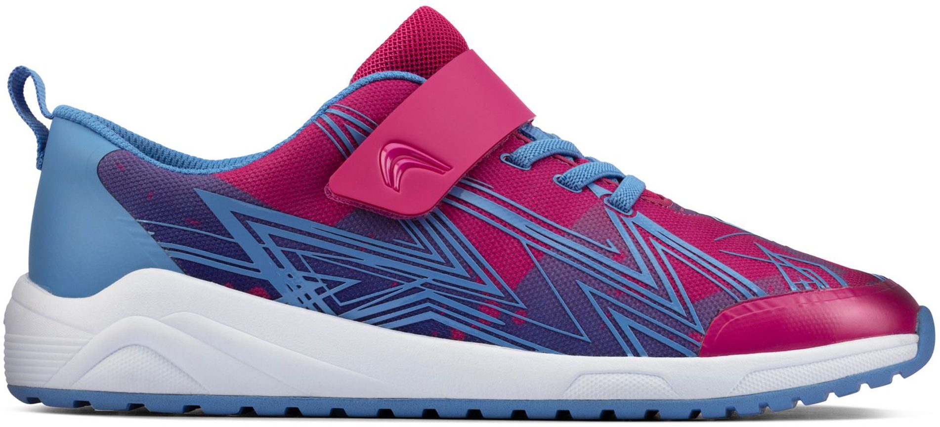 Kinder Clarks Sportliche Haken- & Schlaufenbefestigungstrainer