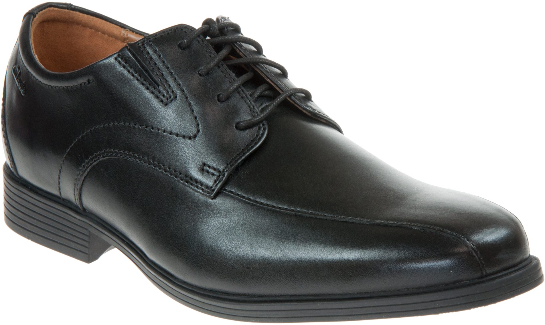 Clarks Whiddon Pace Black Leather 26152909 - Formal Shoes 