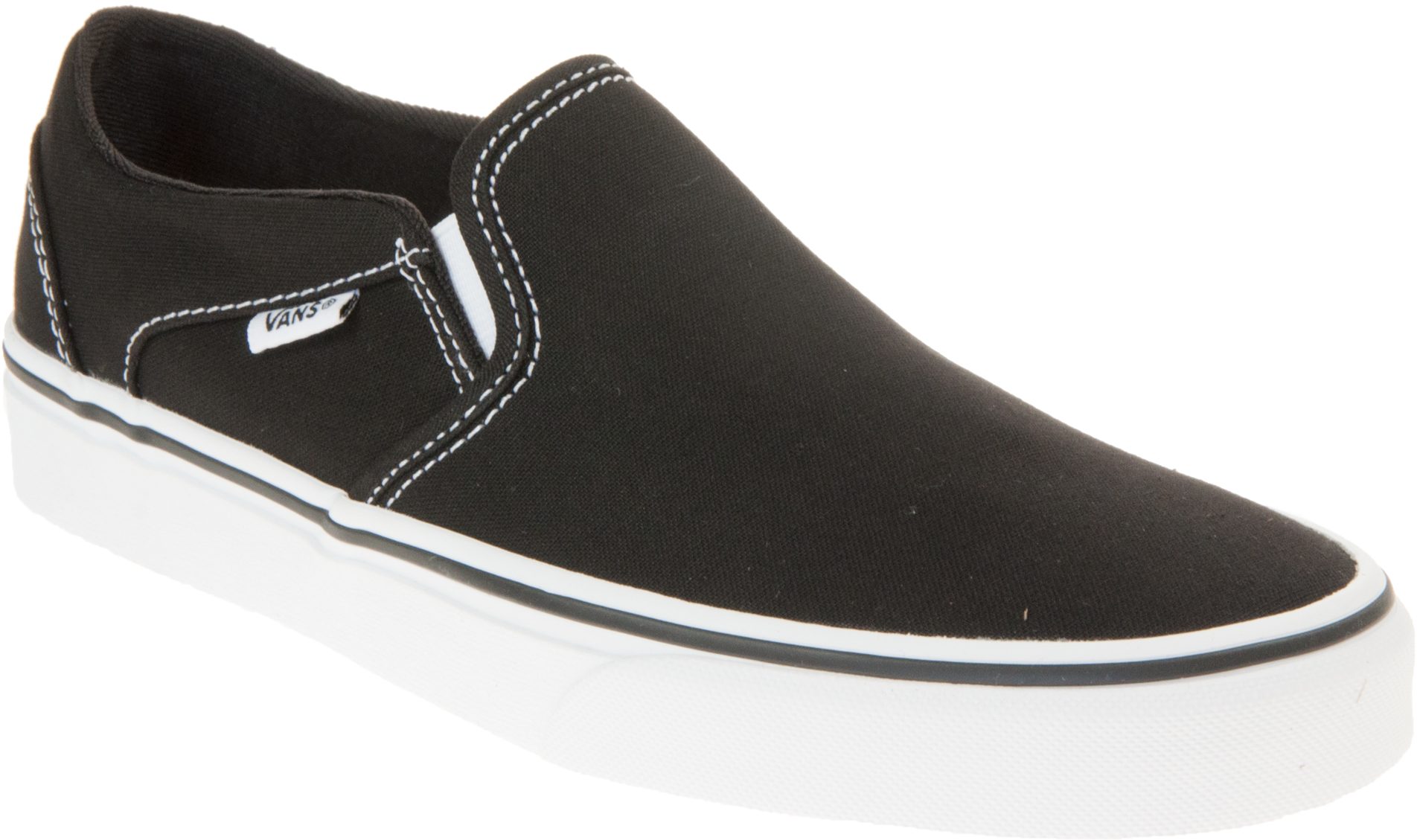 Vans Asher Womens Black / White VN0A32QM1871 Everyday Shoes