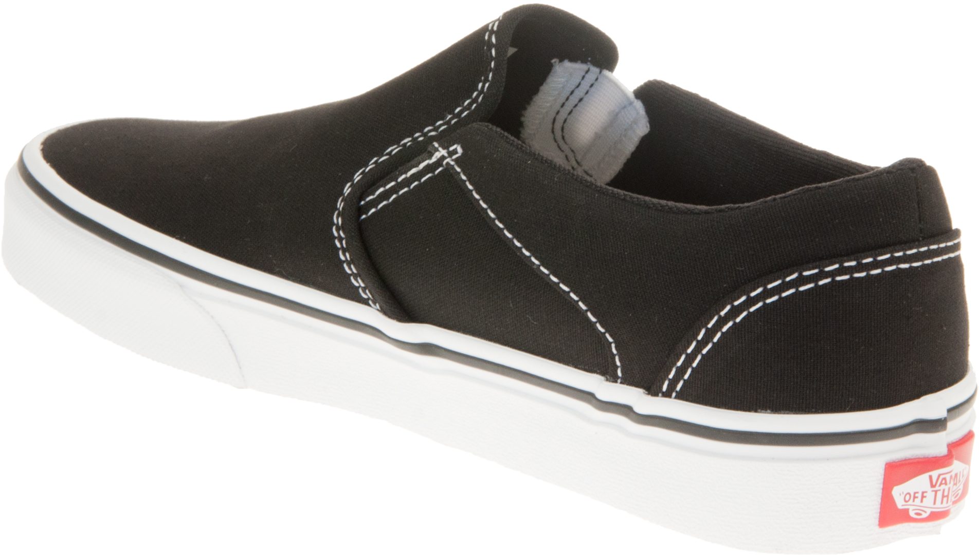 Vans Asher Womens Black / White VN0A32QM1871 Everyday Shoes