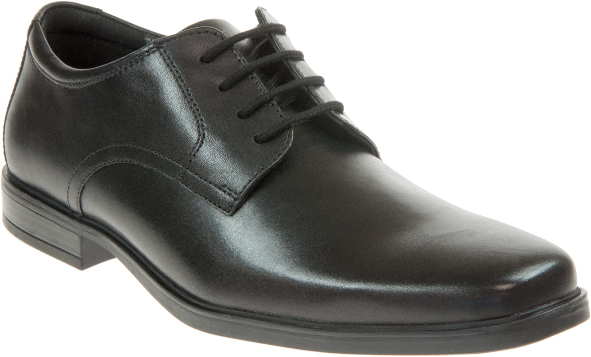 Clarks Howard Walk Black Leather 26161285 - Formal Shoes - Humphries Shoes