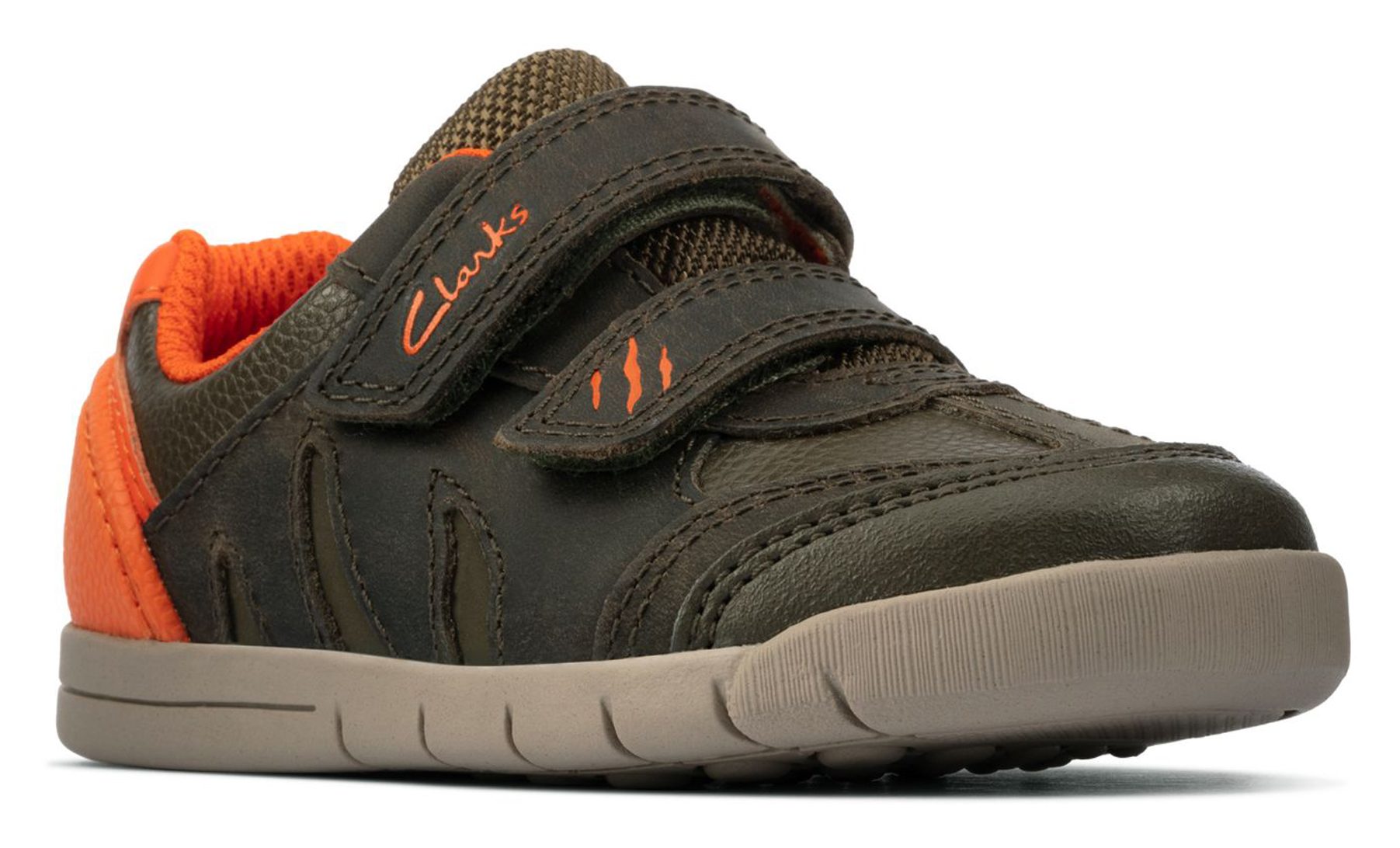 Clarks Rex Play Toddler Khaki Leather 26162281 Boys