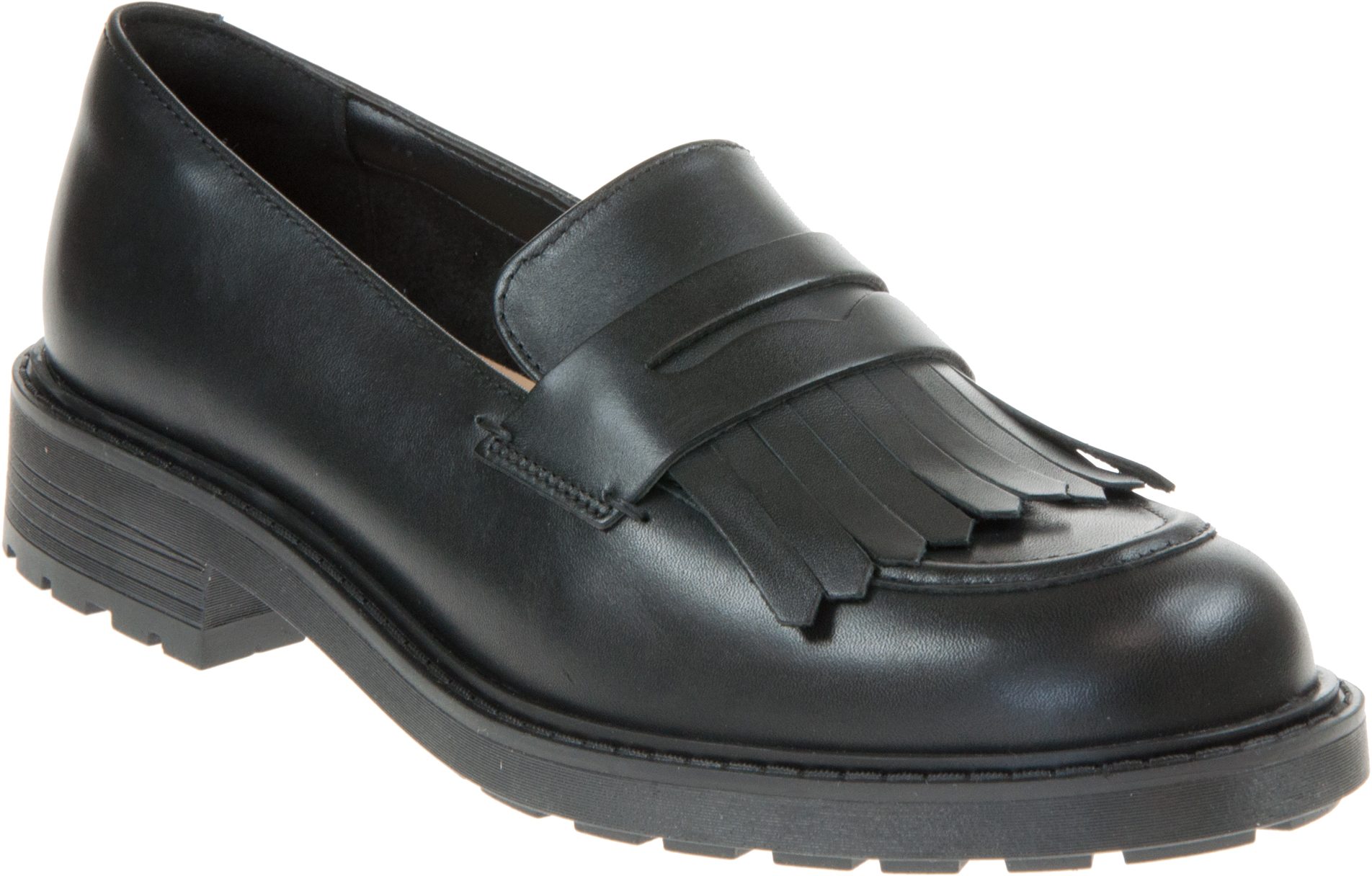 Clarks Orinoco 2 Loafer Black Hi-Shine Leather 26161665 - Everyday ...