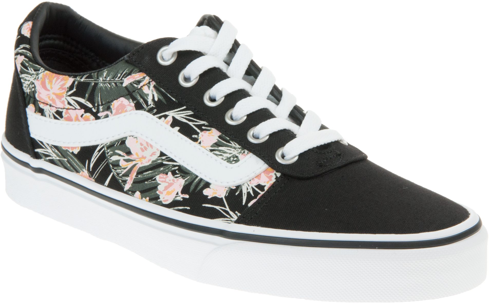 Vans Womens Ward Black / Palm Floral VN0A5HYO9DN1 - Everyday Shoes ...