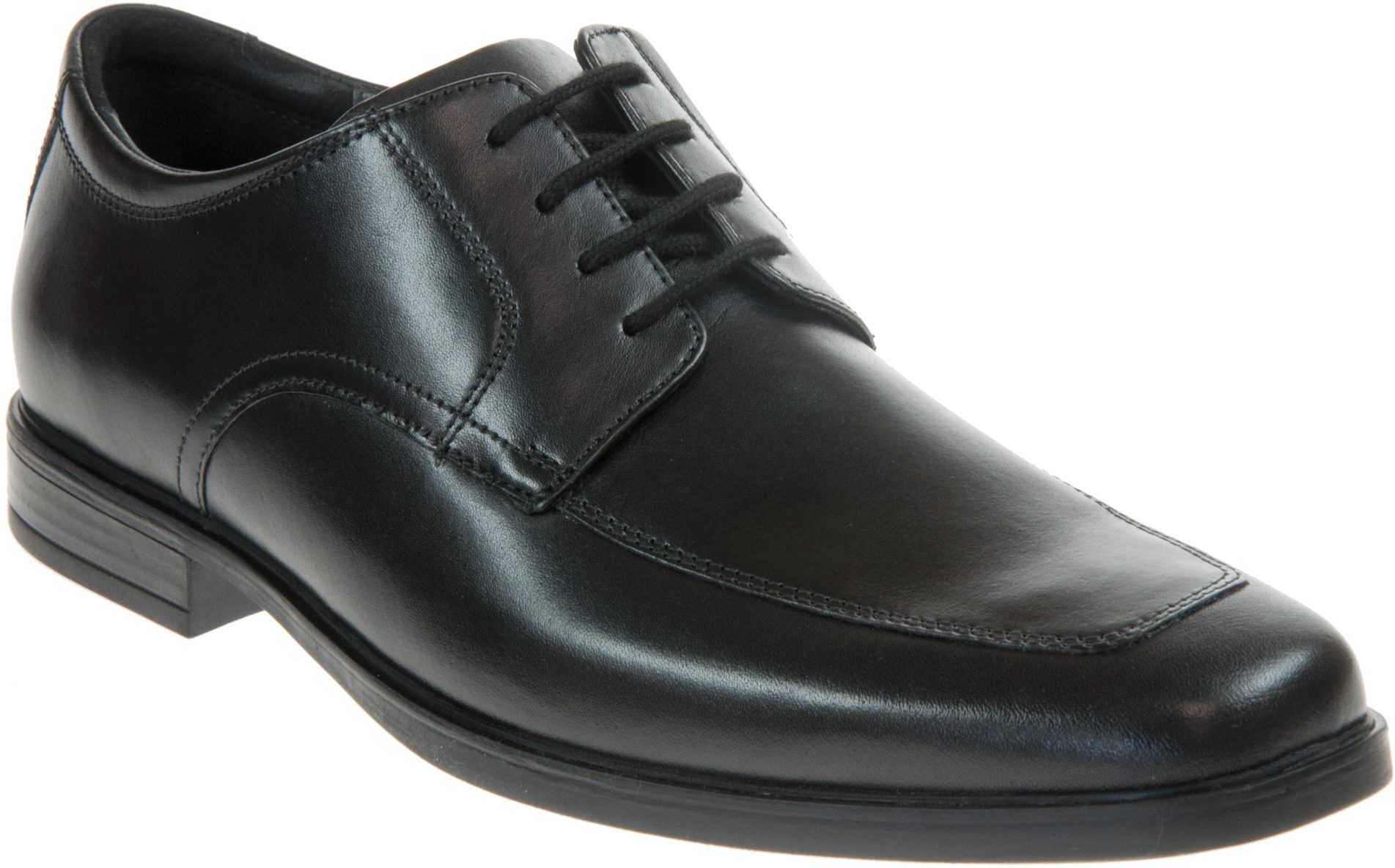 Clarks Howard Apron Black Leather 26162177 Formal Shoes