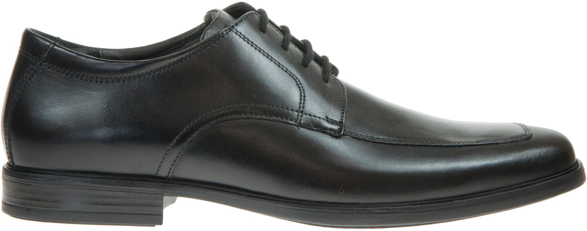 Clarks Howard Apron Black Leather 26162177 Formal Shoes Humphries Shoes