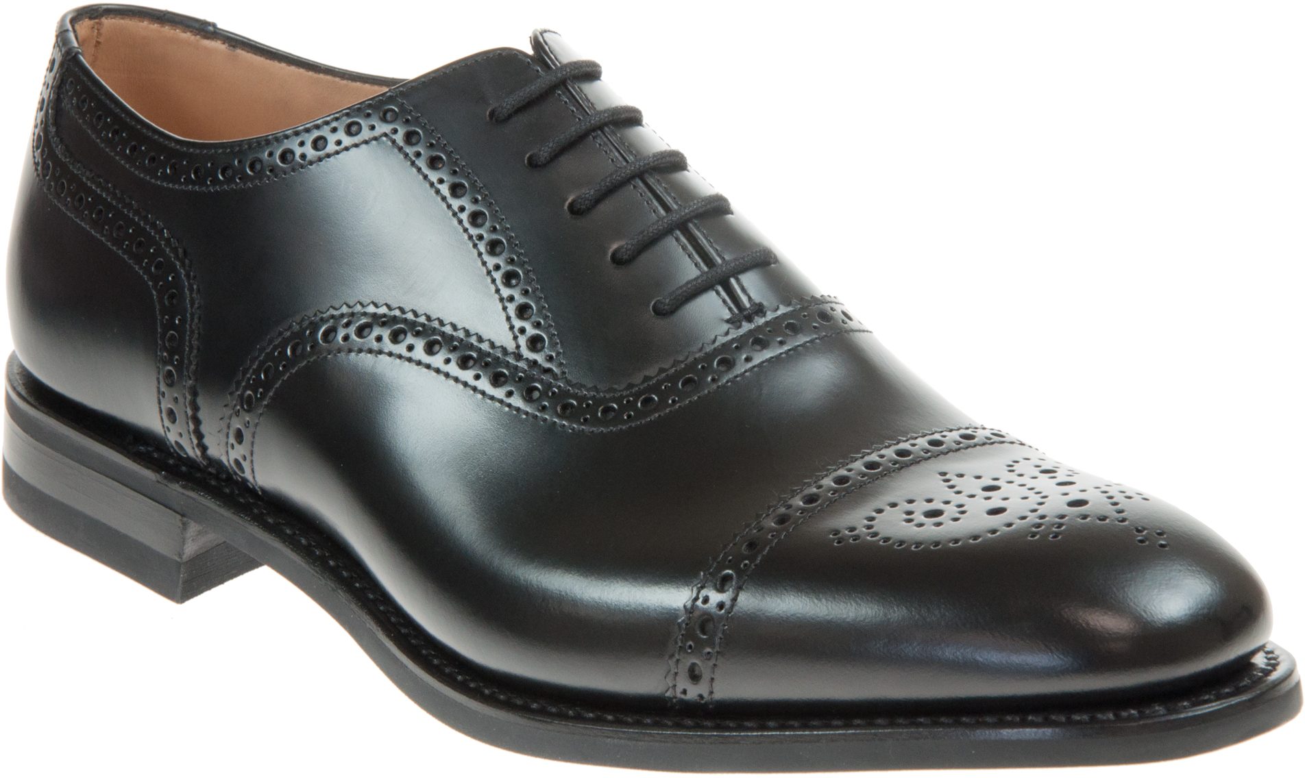 Loake 301 Black 301BR Brogues Humphries Shoes