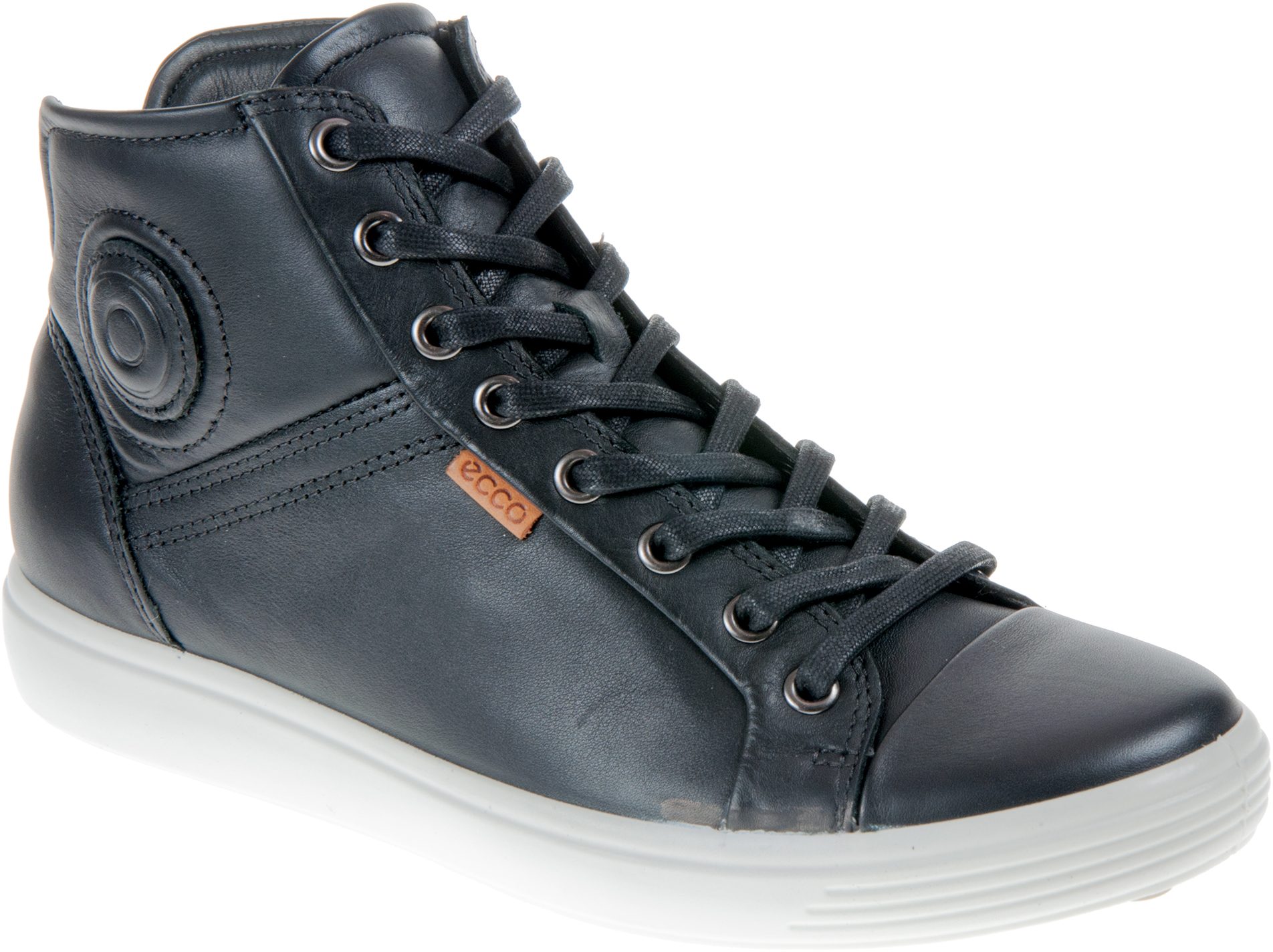 Ecco Soft 7 Womens Mid Black 430023 01001 Ankle Boots Humphries Shoes