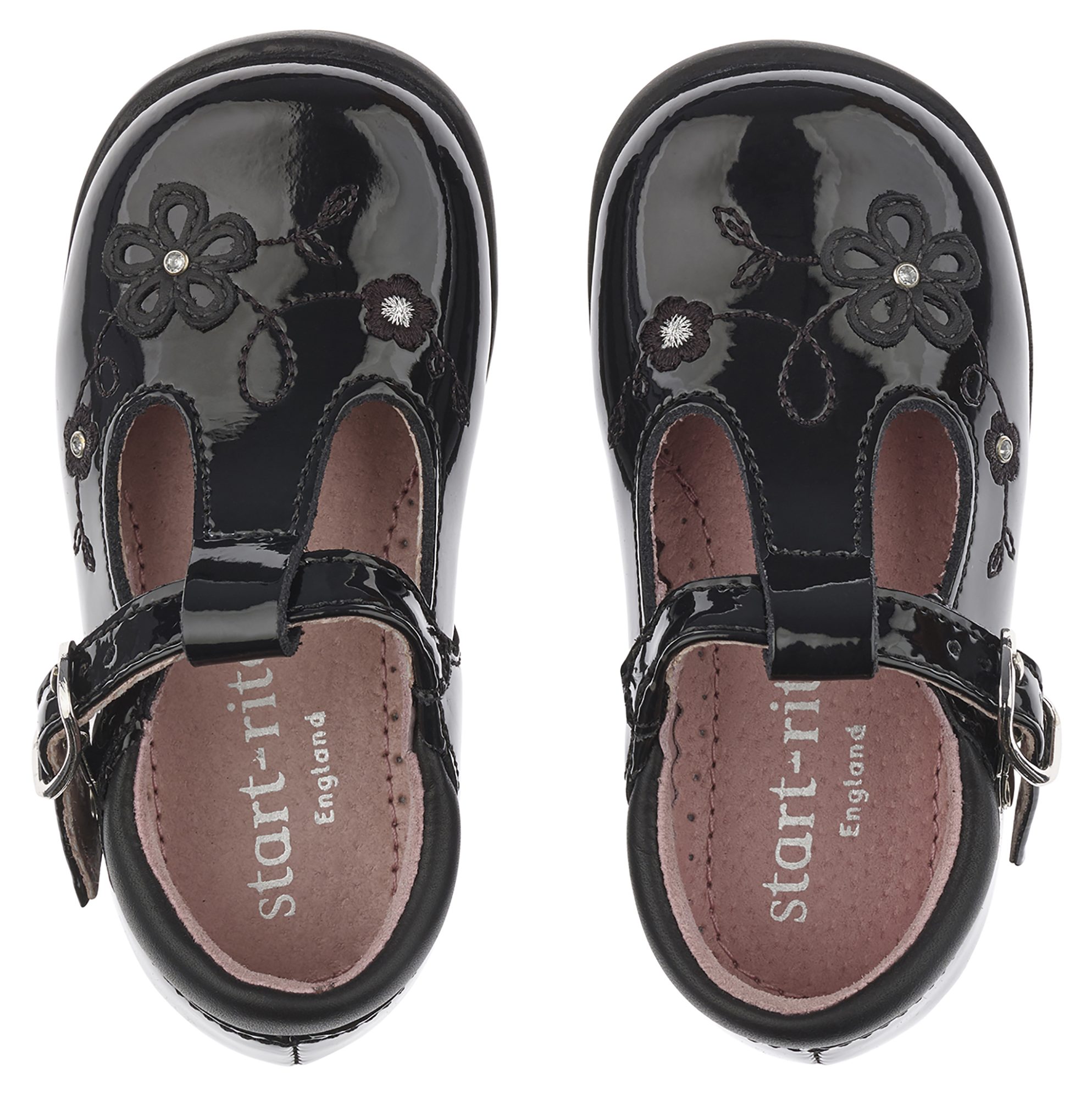 Chaussures Bébé Fille Start-Rite Sunflower Atlantic - Taille 5E UK - Bleu - Cuir - Neuf En Boîte