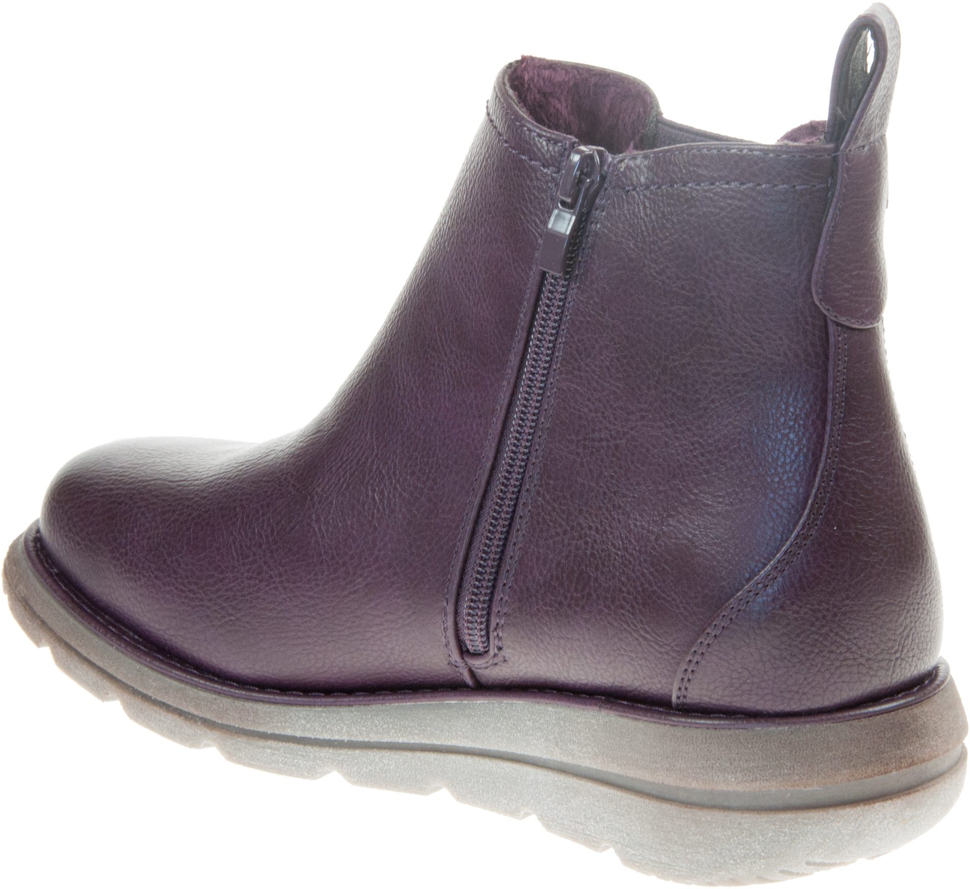 Heavenly Feet Rolo 4 New Purple Ankle Boots Humphries Shoes