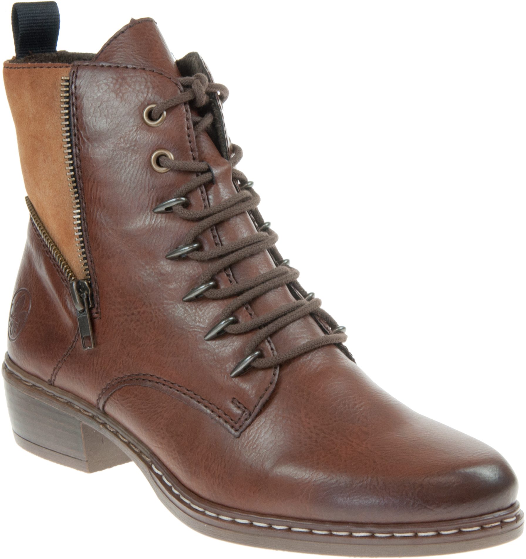 Rieker Fabiola Mid Brown Y0800-24 - Ankle Boots - Humphries Shoes