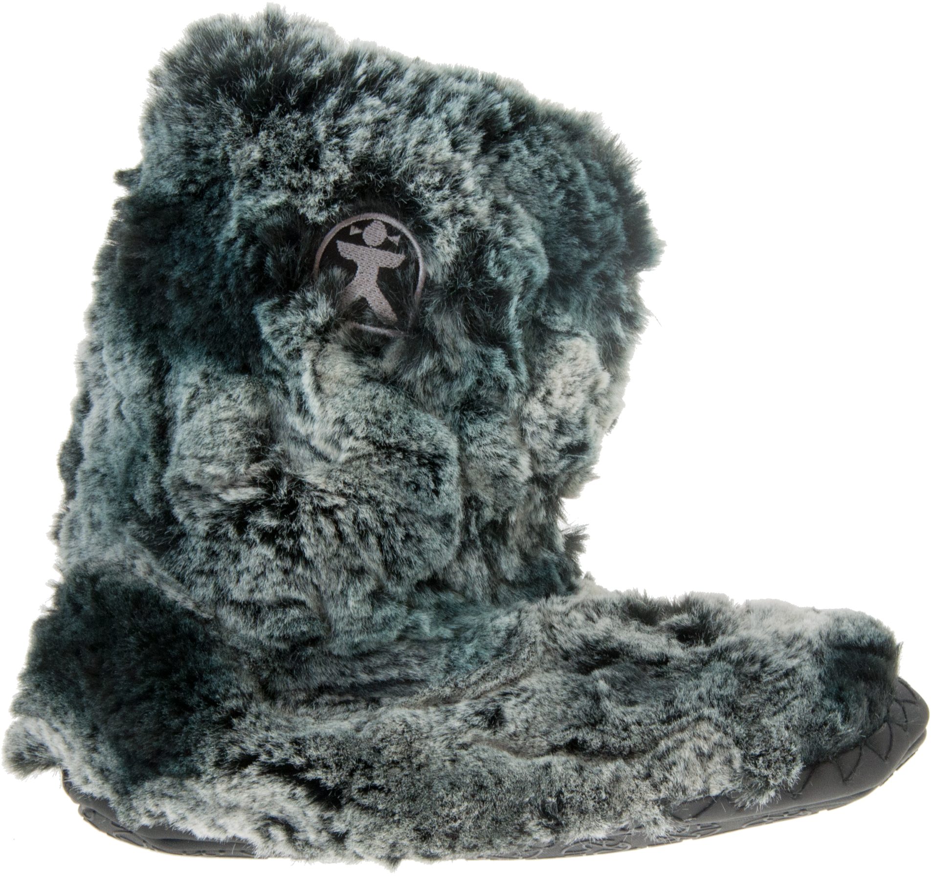 Bedroom Athletics Cole Black Wolf 210112223 Boot Slippers