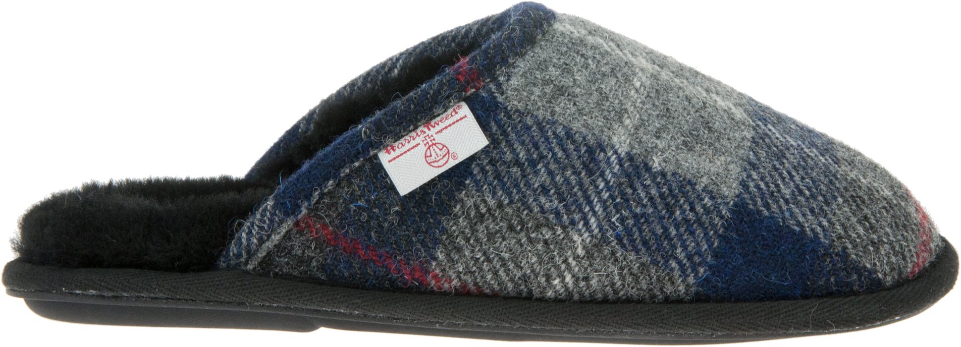 Bedroom Athletics William Navy / Black Check 211030440 Mule